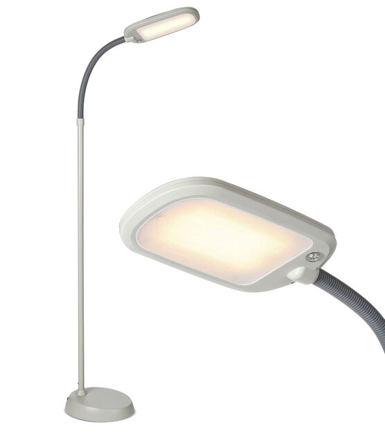 Brightech Litespan Slim LED Floor Lamp - White