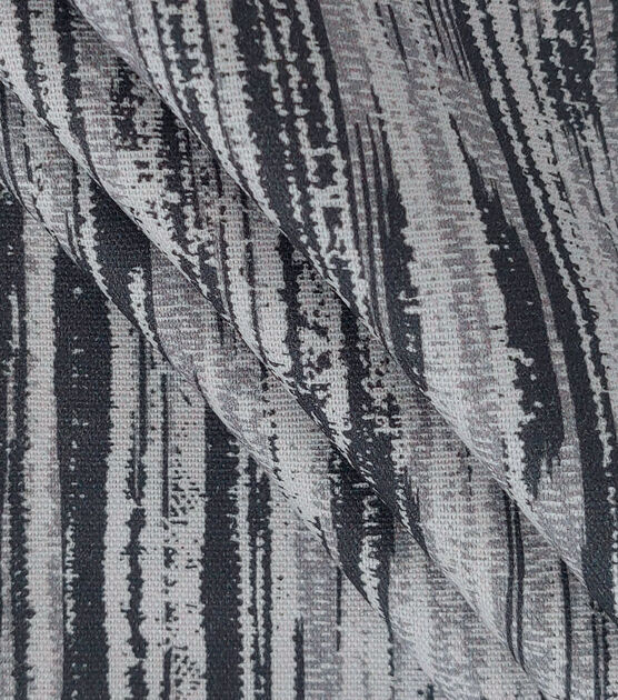 Raining Grey Cotton Canvas Fabric, , hi-res, image 2