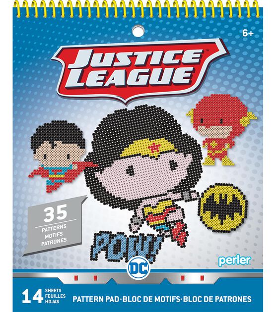 Perler 14 Sheet Justice League Pattern Pad