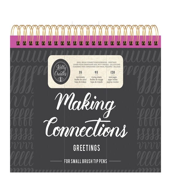 Kelly Creates Small Brush Workbook 11.6"X10" Connections Greetings