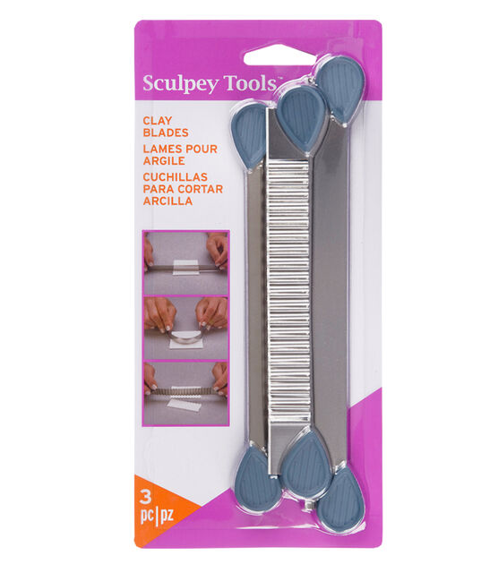Sculpey 3ct Clay Blades With Comfort Handles