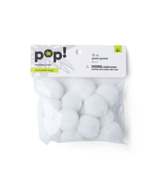 Pom Pom - White, Pompons
