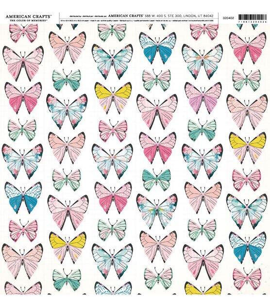 American Crafts Patterned Paper – The 12x12 Cardstock Shop