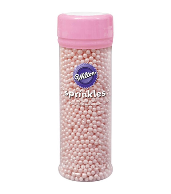 Wilton Pearl Sprinkles 5oz Pink