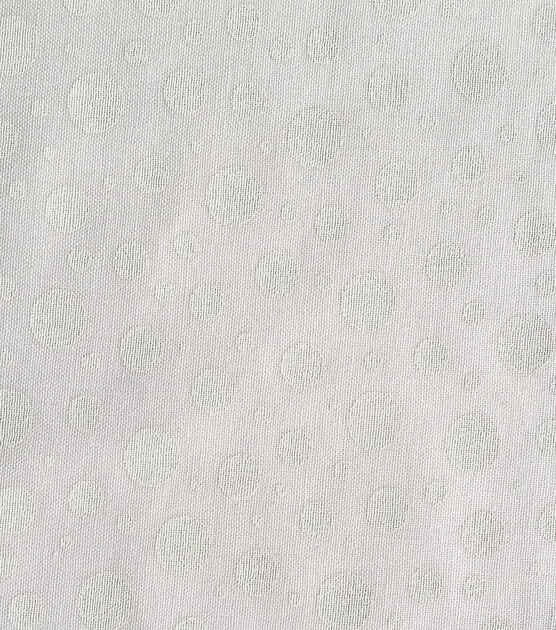Ivory Pigment Dots on White Quilt Cotton Fabric by Keepsake Calico