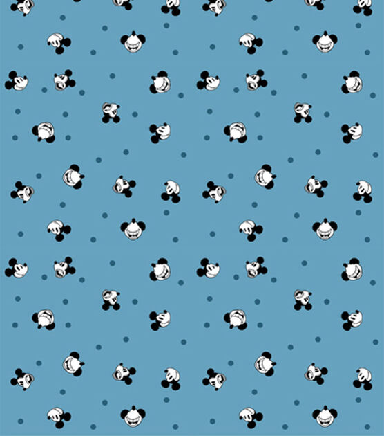Mickey Geo Dots Cotton Fabric, , hi-res, image 2