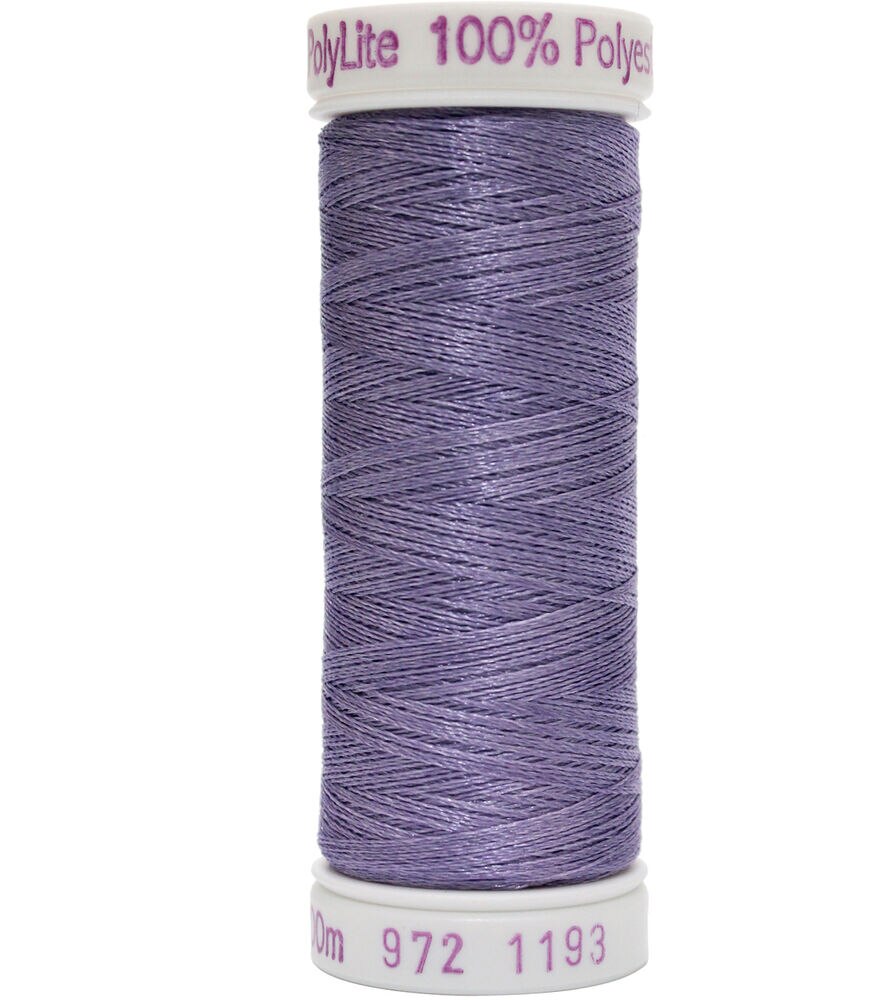 Sulky Polylite 60Wt 440Yd Thread, 1193 Lavender, swatch