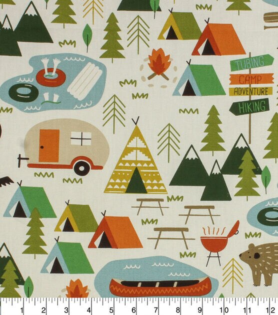 Rupert Aspen Cotton Canvas Home Decor Fabric, , hi-res, image 2