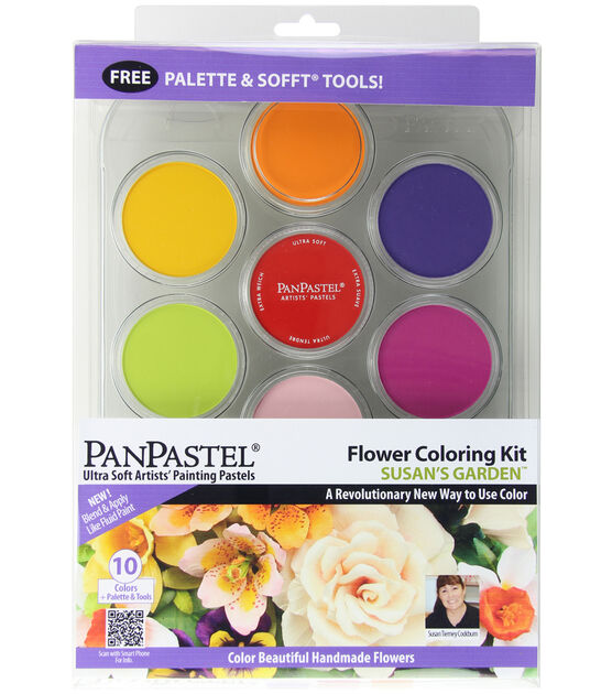 PanPastel Ultra Soft Artists' Painting Pastels Flower Coloring Kit