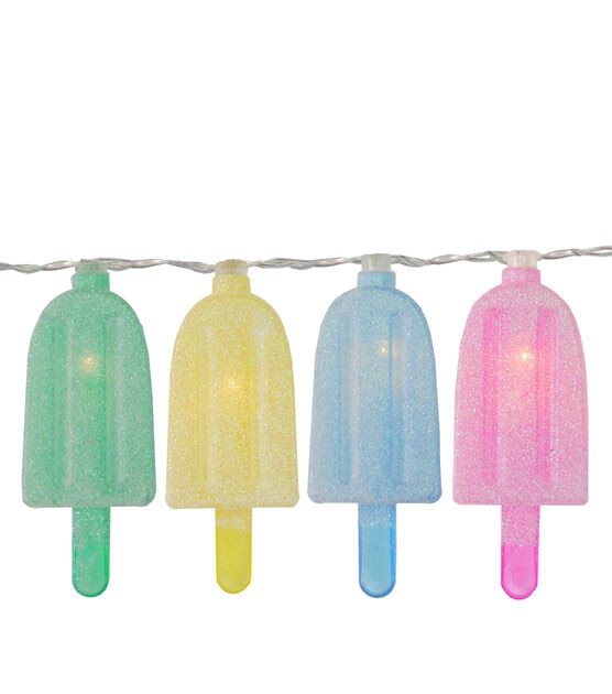 Northlight 10 Count LED Pastel Ice Pop String Lights