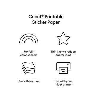 Silhouette America Inc Printable Sticker Paper