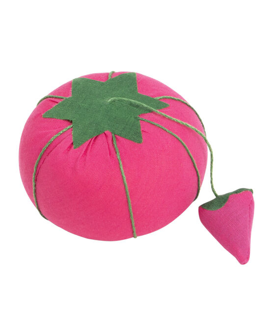 Dritz 2-3/4" Tomato Pin Cushion with Strawberry Emery, Assorted, , hi-res, image 6