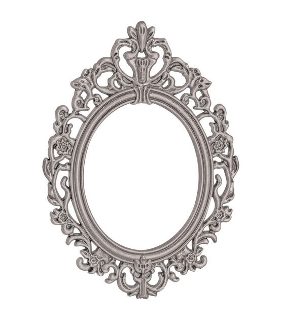 Tim Holtz Idea Ology 2pk Antique Nickel Baroque Frames