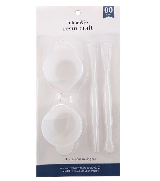 4ct Silicone Resin Cups & Sticks by hildie & jo