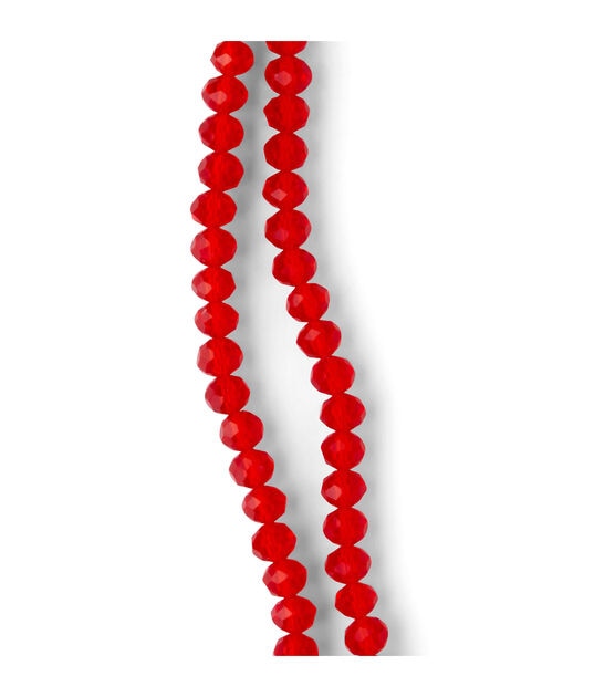 5mm Crimson Crystalline Glass Strung Beads 2pk by hildie & jo, , hi-res, image 3