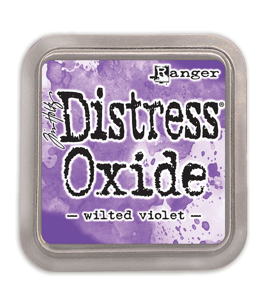 Tim Holtz 3"x3" Distress Oxide Ink Pad, Wilted Violet, swatch