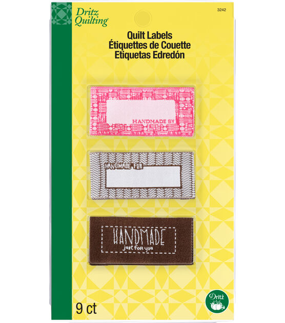 Dritz - Sew In Embroidered Labels - Handmade