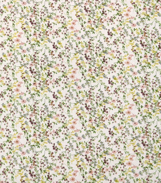 Vintage Floral Super Snuggle Flannel Fabric