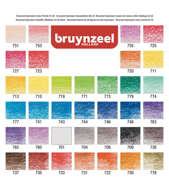 Bruynzeel Expression Colored Pencil Set, 36-Color Set, , hi-res, image 2