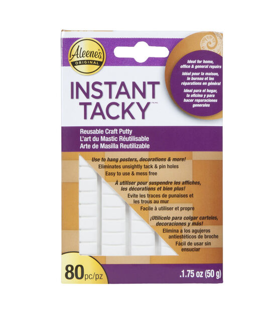 POSTER TACK MOUNTING PUDDY for Posters Pictures Removable Reusable 2 oz New