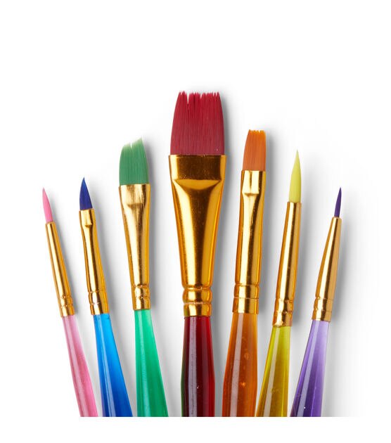 Pop! Artist Brush Set 7pc - Kids Paint Brushes - Kids