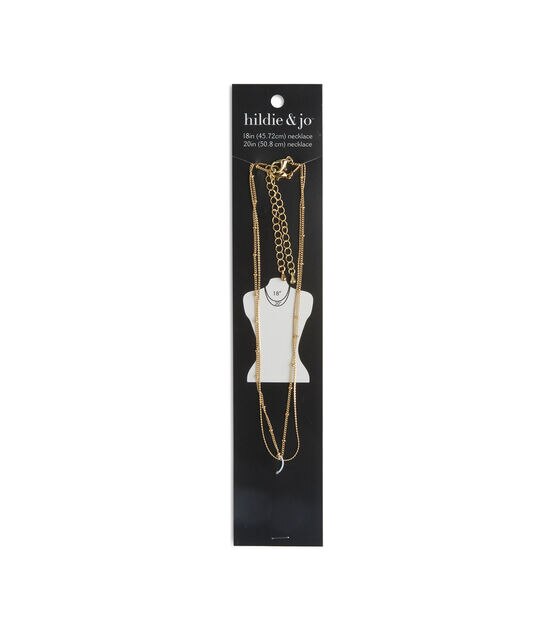 2pk Gold Necklaces by hildie & jo