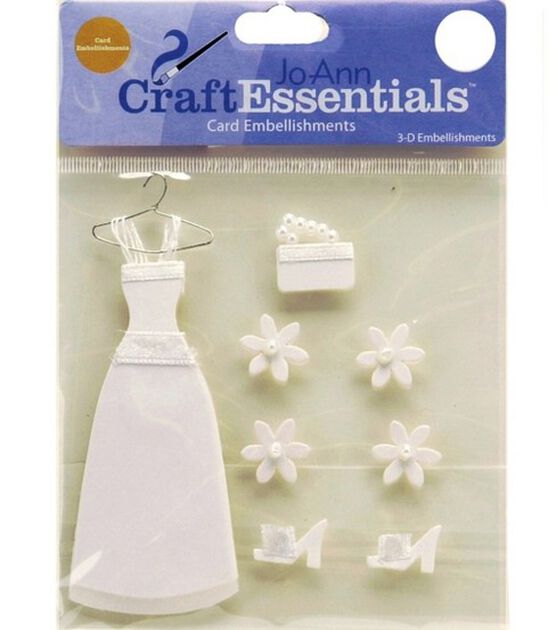 Craft Essential Wedding Dress Card Embellishment