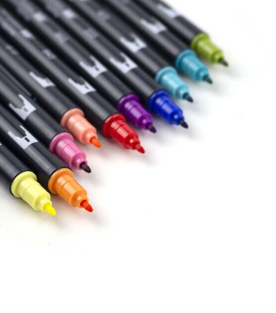 Tombow Dual Brush Pen Retro Set 10pc, , hi-res, image 4