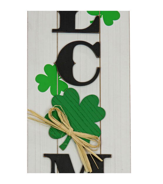 National Tree 24" St. Patrick’s Day Welcome Wall Sign, , hi-res, image 2