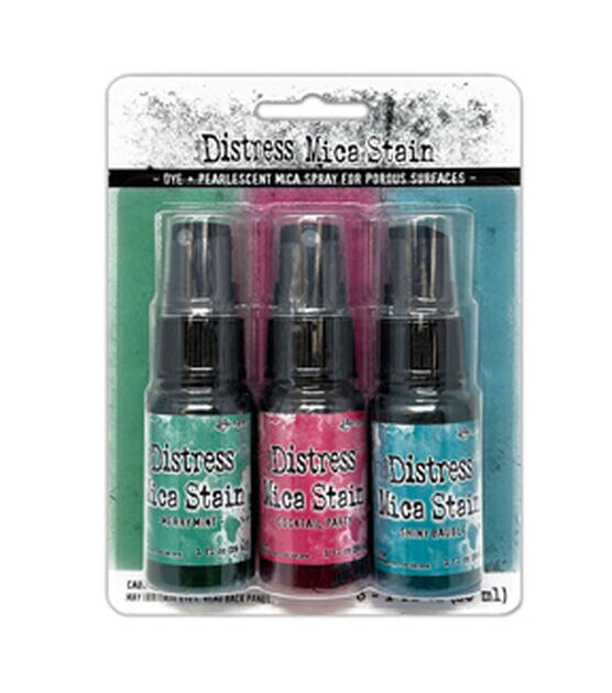 Tim Holtz Distress® Holiday Mica Stains Set 3