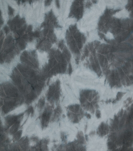 Real Tie Dye - Ultimate Grey Luxe Fleece Fabric