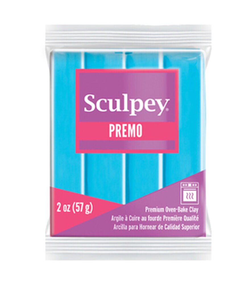 Sculpey 2oz Premo Premium Oven Bake Polymer Clay, Turquoise, swatch