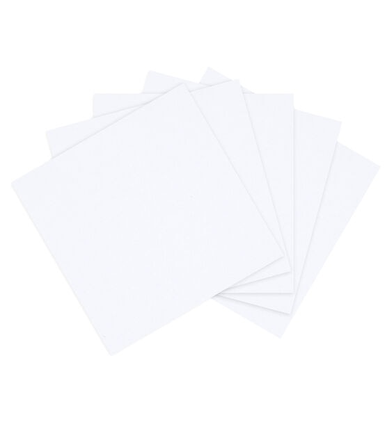 12x12 White Cardstock Paper Pack - White Scrapbook Paper 65lb - Double Sided Card Stock for Crafts, Embossing, Cardmaking - 40 Sheets, Solid Core
