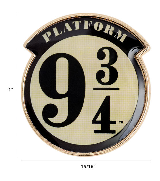 Blumenthal Lansing 1" Harry Potter Platform 9 3/4 Shank Buttons 2pk, , hi-res, image 4