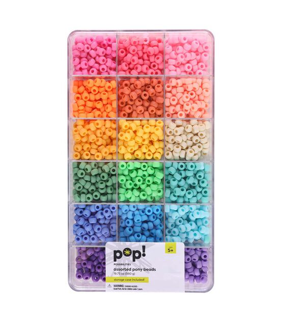 POP! Possibilities Pony Bead Box Kit - Rainbow