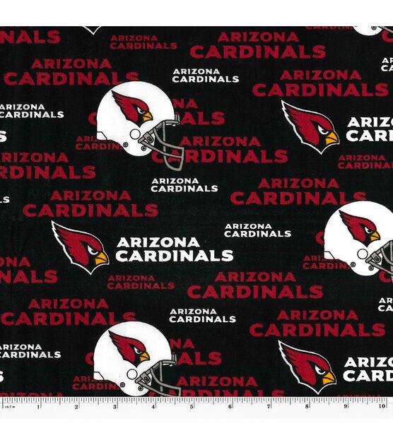 Fabric Traditions Arizona Cardinals Cotton Fabric Logo