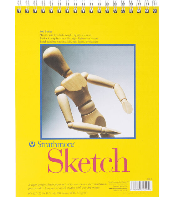 Strathmore 400 Series Toned Tan Sketch Pad (5.5 inch x 8.5 inch)
