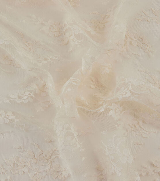 Ivory Chantilly Lace Fabric by Casa Collection