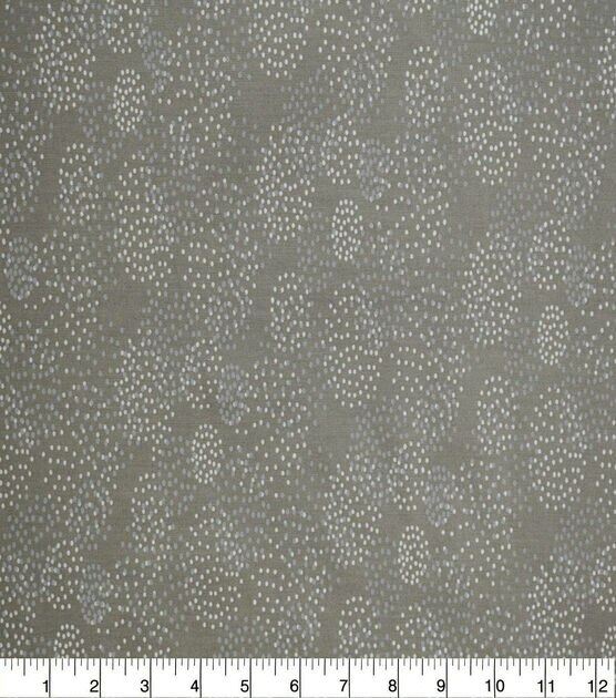 Overlap Circles Dots on Gray Quilt Cotton Fabric by Quilter's Showcase