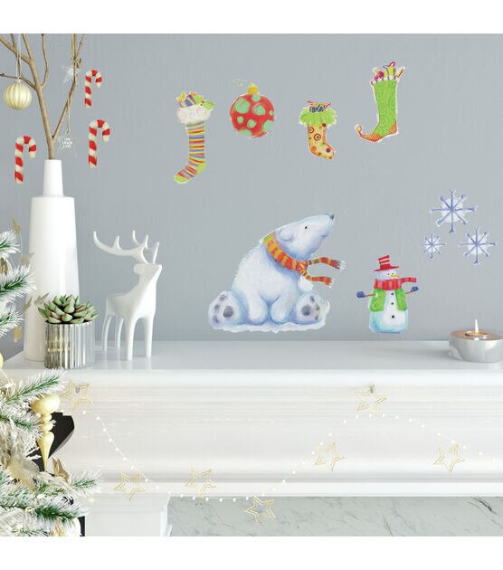 RoomMates Wall Decals Polar Christmas, , hi-res, image 3