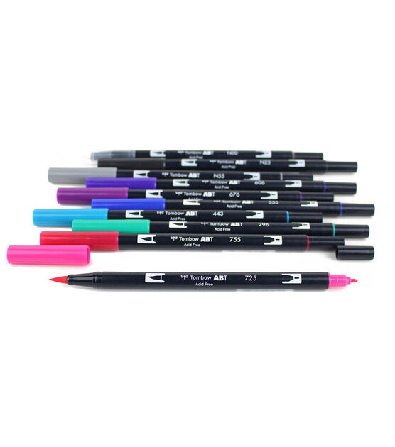 Tombow Dual Brush Markers 10 Pkg Galaxy, , hi-res, image 3