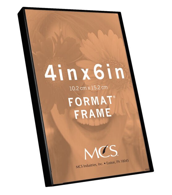 MCS 4"x6" Front Loading Black Wall Frame, , hi-res, image 3