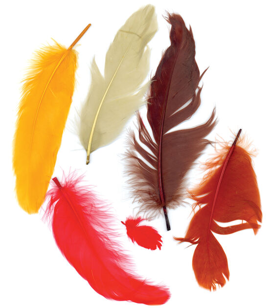 Zucker Satinettes Feathers .25 Ounces Fall Mix