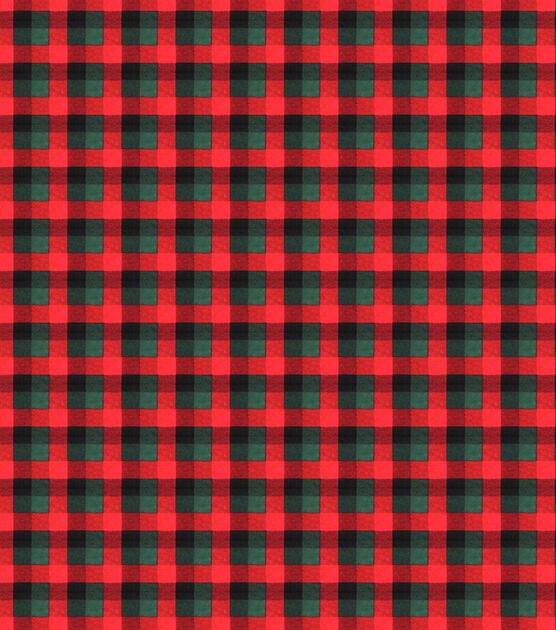 Tri Buffalo Check Super Snuggle Flannel Fabric, , hi-res, image 2