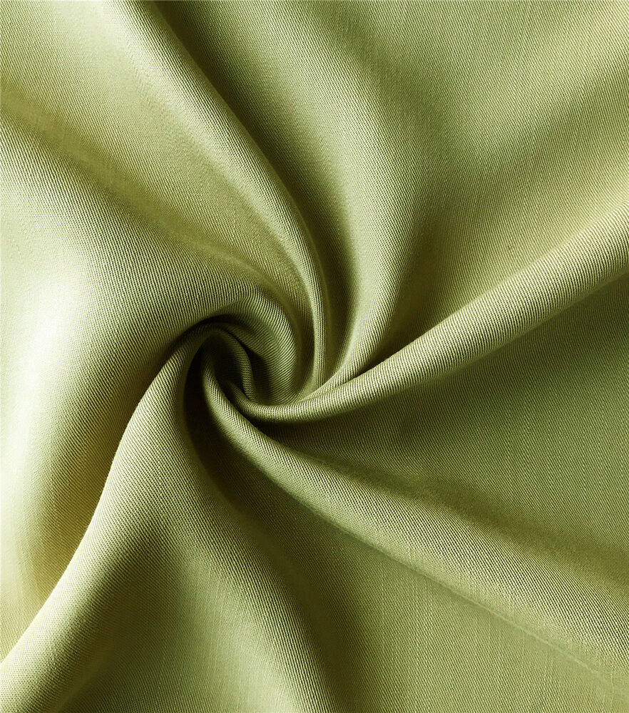 Lyocell Rayon Denim Fabric, Sage, swatch