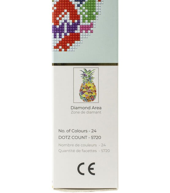 Diamond Dotz Diamond Embroidery Facet Art Kit Pineapple Crus, , hi-res, image 2