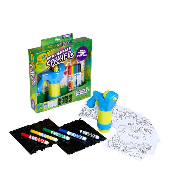 Crayola 26ct Mini Marker Air Blaster Sprayers Kit