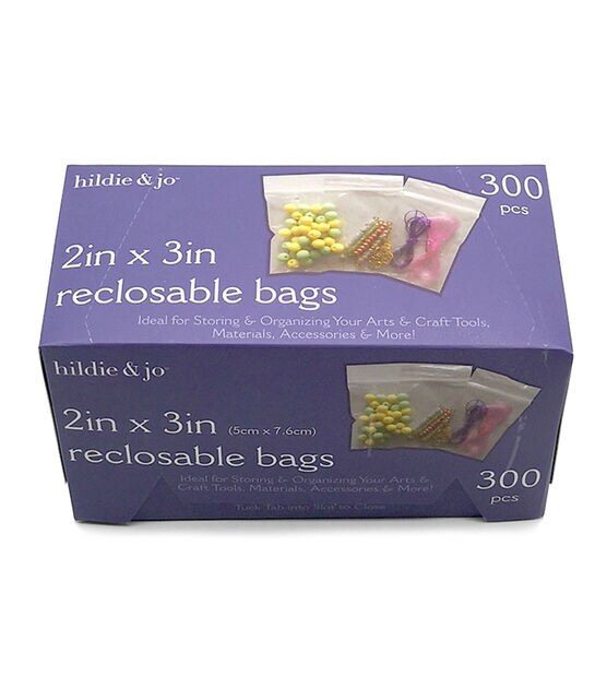 2" x 3" Reclosable Bags 300pk by hildie & jo