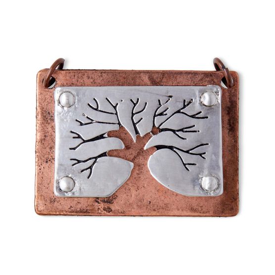Tree Cutout Rectangle Pendant by hildie & jo, , hi-res, image 2