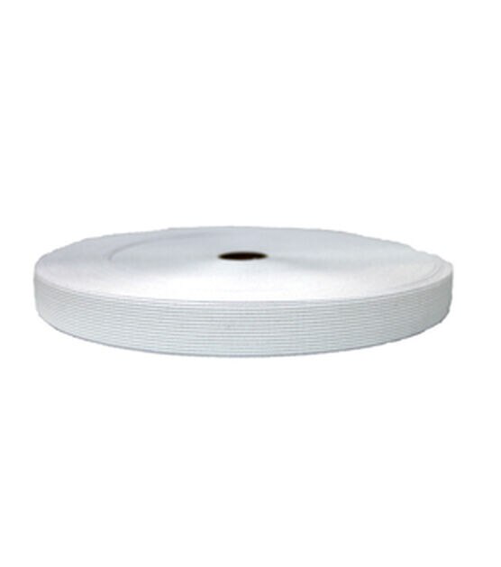 Pellon 1" x 50yd Roll  Knit Elastic  White